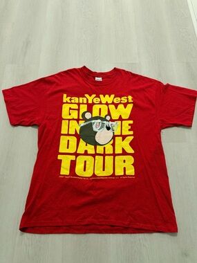 2007 Takashi Murakami x Kanye West Glow in the Dark Tour Shirt Men's XL